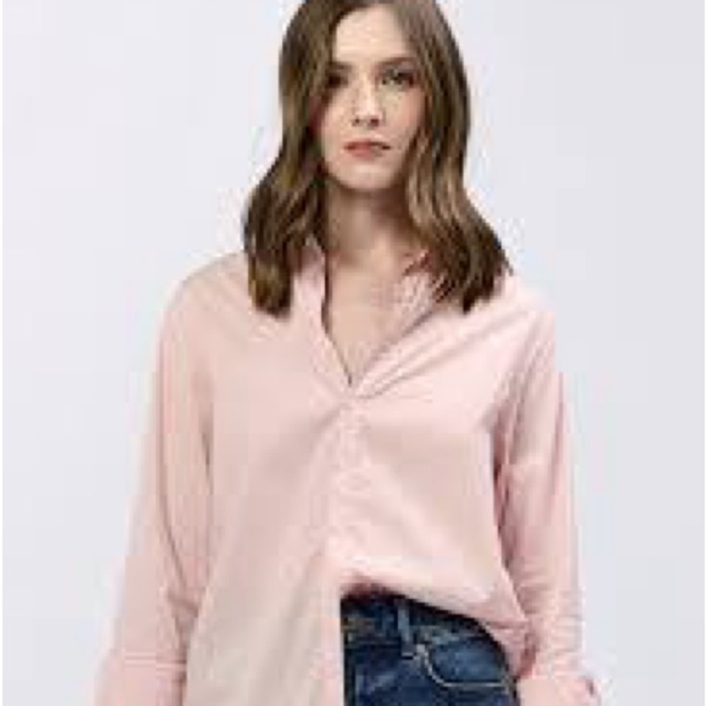 Women's Pink Button-Up Shirt
